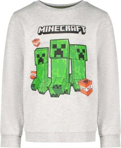 Gamer Minecraft Creeper TNT Kinder Jungen Pulli Pullover – Grau / 140