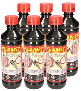 KOTARBAU® 6er Set Petroleum für Öllampen 500ml Öl für Gartenfackeln gegen Mücken