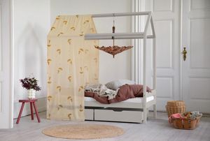 Eco Comfort Hausbett 60x170 cm Grau, Bettkasten:ohne Bettkasten, Matratze:ohne