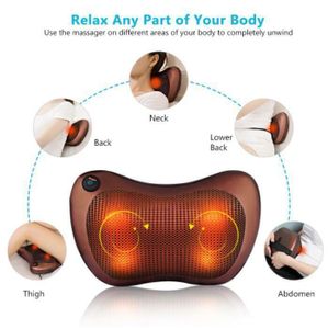 Shiatsu Massagekissen schulterMassagegerät Rücken/Nacken Wärmefunktion Auto/Haus