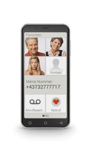 Emporia SMART 4 - 12,7 cm (5 Zoll) - 3 GB - 32 GB - 13 MP - Android 10.0 - Schwarz