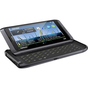 Nokia E7-00 dark grau mit Branding