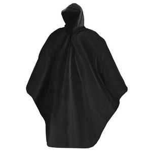 Trizand 22871 Pončo - pláštěnka s kšiltem černá