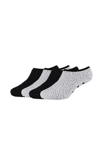 Camano ABS-Sneakersocken im 4er Pack mit Recycled Polyester Cosy Aus extraweichem Material black 39-42