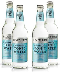 Fever-Tree Mediterranean Tonic Water 4x 500ml = 2000ml - Inkl. Pfand MEHRWEG