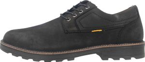 camel active Herren-Schnürhalbschuh Nubuk Leder Schwarz, Farbe:schwarz, EU Größe:47