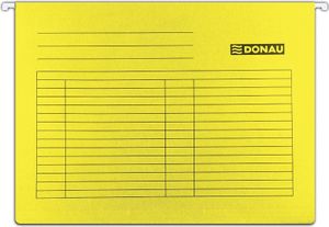 Závesný spis DONAU A4, 230g/m², žltý