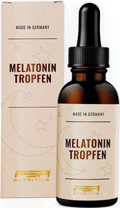 Melatonin hochdosiert auf Wasserbasis ohne lästigen Öl-Film im Mund, Labor, 50ml/1400 Tropfen, FSA Nutrition