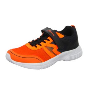 Sneakers Damen-Klett-Sportschuh Orange-Schwarz, Farbe:rot, EU Größe:40