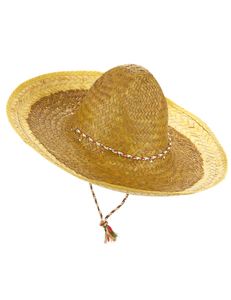 Sombrero Mexiko-Strohhut gelb-braun