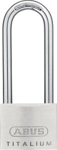 Zylindervorhangschloss 64TI/50HB80 Schlosskörper-B.50mm Titalium verschschl.ABUS