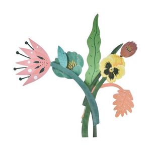 Papierblume im nordischen Stil Grünpflanze für Blumenarrangements Scrapbooking Home Store Party