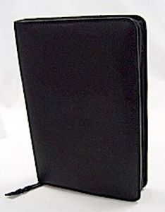 Gotteslobhülle Lederhülle für Großdruckausgabe, schwarz
