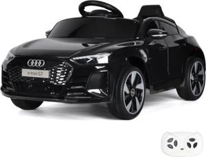 Kinder Elektroauto 12V - Audi e-Tron GT - 1 bis 4 Jahre - mit Fernbedienung - Schwarz
