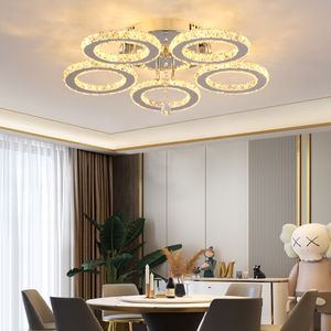 LED K9 Kristall Deckenleuchte Deckenlampe Kronleuchter Wohnzimmer Warmweiß 50W