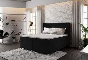 Boxspringová postel ASSAR 180x200, antracit Boxspringová postel ASSAR 180x200, antracit