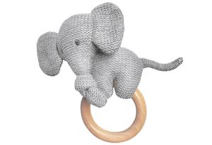 Strick-Optik Beißring Elefant 'Tembo'