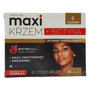 Maxi Silizium + Biotin 30 Kapseln COLFARM gesundes Haar