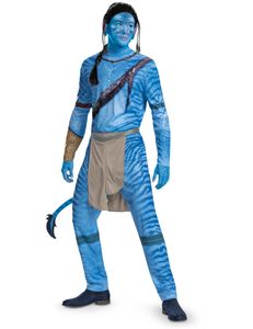 Avatar Jake Sully Kostüm für Männer 2-teilig blau