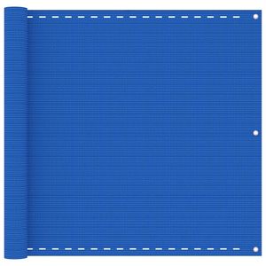 vidaXL Balkon-Sichtschutz Blau 90x600 cm HDPE