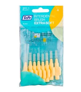 TePe, Extra Soft, Szczoteczki międzyzębowe, 0,7mm, 8 sztuk (PRODUKT Z NIEMIEC)