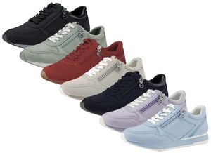 Tamaris Damen Schnürschuh Sneaker Reißverschluss 1-23613-20, Größe:40 EU, Farbe:Mehrfarbig