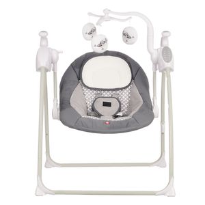 Electric swing for baby, Hana Zizito, gray