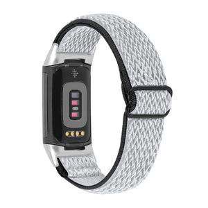 INF Fitbit Charge 5 Armband Nylon Grau / Schwarz
