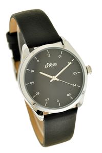 s.Oliver Damen Analog Quarz Uhr mit Leder Armband SO-3731-LQ