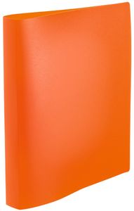 HERMA Ringbuch DIN A4 2-Ring neon-orange transluzent