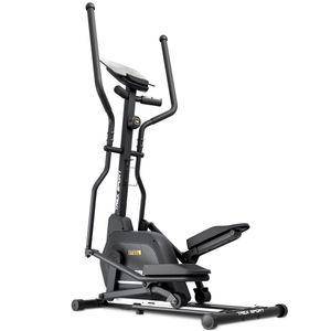 TREX SPORT Crosstrainer TX-700CT STEEL | Ellipsentrainer mit 14-stufigem Widerstand, Pulssensoren, Bluetooth | mit Trainingsprogramme, bis 125 kg