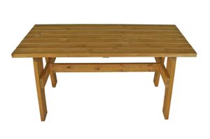 DEGAMO Gartentisch Holztisch Tisch FREITAL 70x150cm, Holz Kiefer massiv