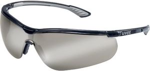 uvex Bügelbrille sportstyle schwarz/grau