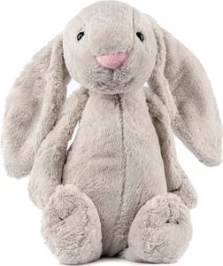 Gustaw duży królik Figo (szary, 100cm) - pluszowa przytulanka, pluszowy królik - królik XXL, pluszowy mega duży królik miękka zabawka dla dzieci