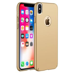 Handy Hard Case für Apple iPhone X / XS Hülle Slim Cover Matt Schutzhülle, Gold