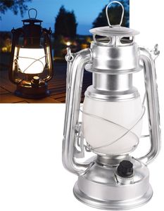 ChiliTec Led Campinglaterne 23cm Campinglampe Dimmbar Batterie mit Bügel Vintage Retro Design