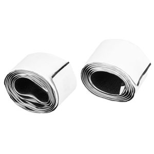 mumbi Klettband selbstklebend, Klett bestehend aus Haken und Flausch, Klettverschluss extra stark, 38mm x 1 Meter, Schwarz