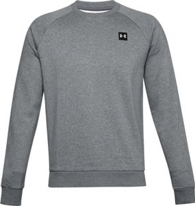 Under Armour Ua Rival Fleece Crew 012 Pitch Gray Light Heather 012 Pitch Gray Light Heather S