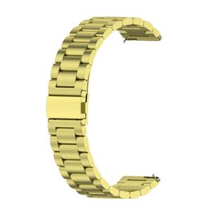 Sport Ersatz Armband für Huawei Watch GT 3 42 mm Edelstahl Band Loop, Farbe:Gold