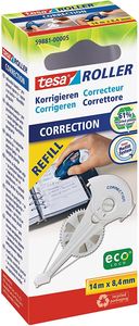 tesa ecoLogo Refill Kassette für Korrekturroller 8,4 mm x 14 m