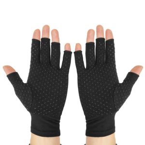 INF Fingerlose Kompressionshandschuhe, 1 Paar Schwarz M