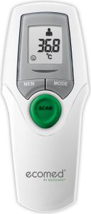medisana TM-65E kontaktloses Fieberthermometer Stirnthermometer mit Fieberalarm