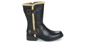 CLARKS Dámské kožené zateplené boty Orinoco Art black CLARKS Dámské kožené zateplené boty Orinoco Art black 37