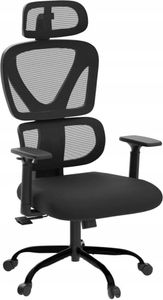 KERDOM ergonomischer Büro-Drehstuhl KD-9070-F schwarz