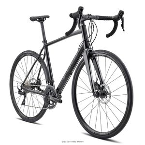 Fuji Sportif 1.1 D Rennrad Damen und Herren Fahrrad 28 Zoll ab 155 cm Road Bike 22 Gänge Shimano 105 Scheibenbremsen, Farbe:pearl black/charcoal, Rahmengröße:52 cm