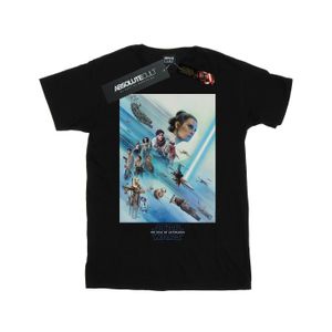 Star Wars: The Rise of Skywalker - "Resistance Poster" T-Shirt für Jungen BI51335 (116) (Schwarz)
