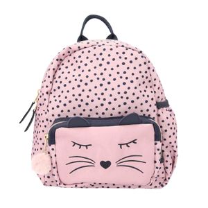 Depesche 11915 Princess Prinzessin Mimi Rucksack Katze rosa Tupfendesign 28cm