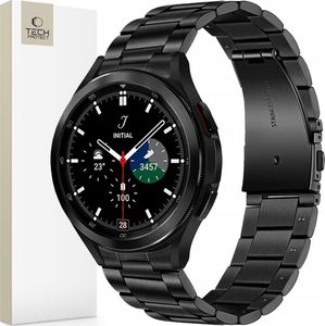 Tech-Protect Edelstahl Samsung Galaxy Watch 4 / 5 / 5 Pro / 6 / 7 / Fe Schwarz