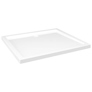 vidaXL Duschtasse ABS Rechteckig Weiß 80x90 cm