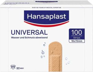 Hansaplast Universal Strips waterres.19x72 mm 100 St